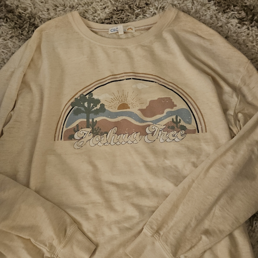 C&C California Light Tan long sleeve t